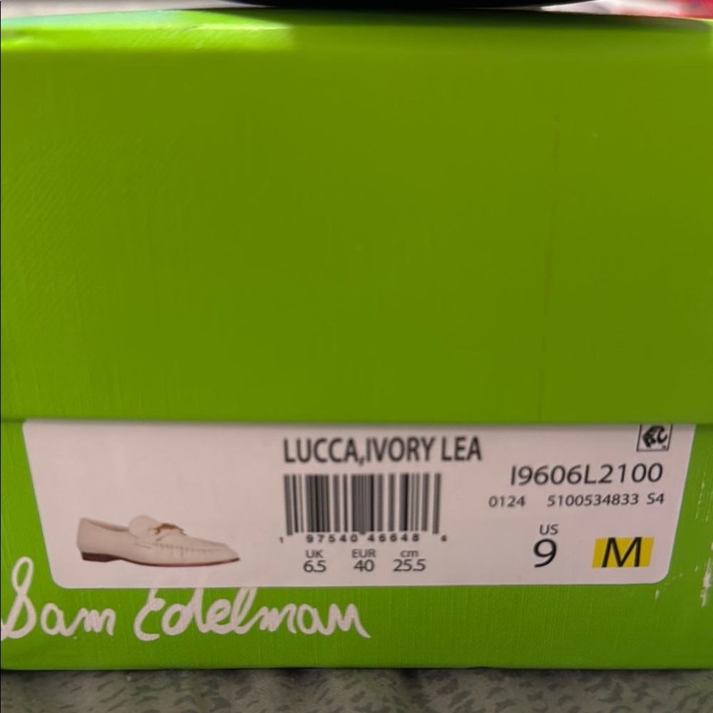 Sam Edelman Cream Leather Loafers - Picture 7 of 9